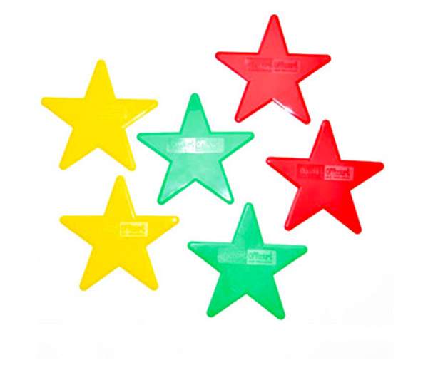 Stars Court Shapes (6X)
