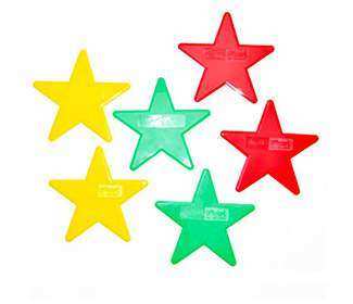 Stars Court Shapes (6X)