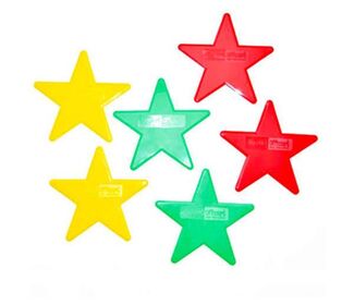 Stars Court Shapes (6X)