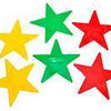 Big Stars Court Shapes (6X)