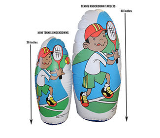 Knock Down Tennis Target (2X)
