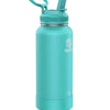 Takeya Pickleball Insulated Water Bottle W/Straw Lid (32Oz)(Teal)