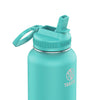 Takeya Pickleball Insulated Water Bottle W/Straw Lid (32Oz)(Teal)
