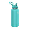 Takeya Pickleball Insulated Water Bottle W/Straw Lid (32Oz)(Teal)