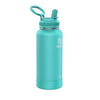 Takeya Pickleball Insulated Water Bottle W/Straw Lid (32Oz)(Teal)