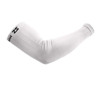 Zensah Arm Compression Sleeves (2X) White