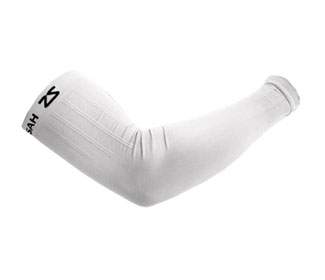 Zensah Arm Compression Sleeves (2X) White