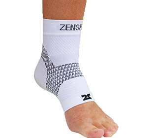 Zensah Plantar Fasciitis Sleeve (1X) White