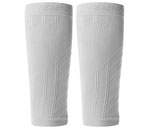 Zensah Calf/Shin Splint Compression Sleeves (White)