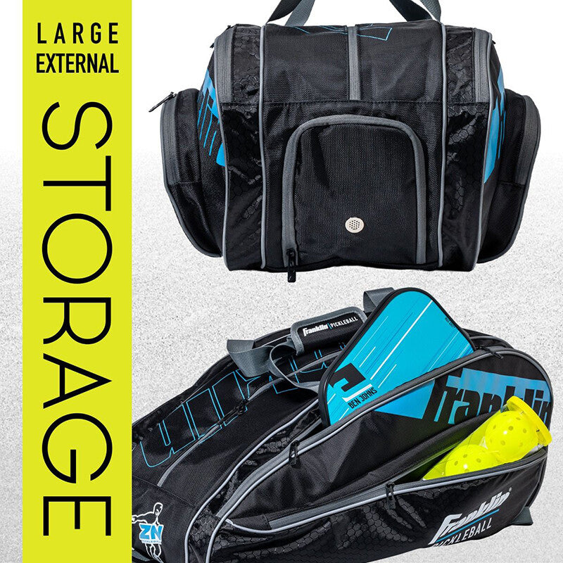 Franklin Pro Series Pickleball Bag (Black/Blue)