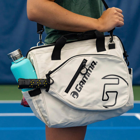 Gamma Pickleball Tour Tote Bag (Off White/Black)