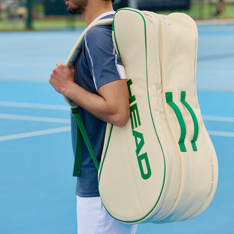 Head Arthur Ashe 9-Racquet Bag L (2025) (Off White)