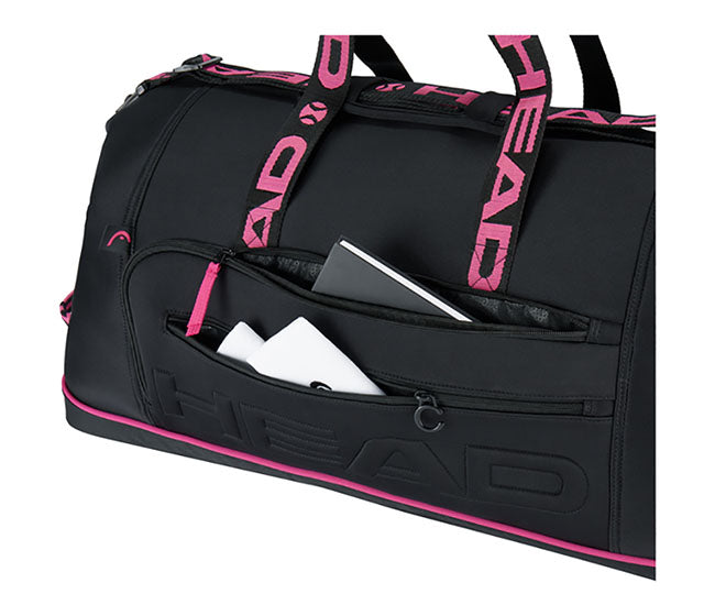 Head Coco Duffle 8 Pack Racquet Bag (Black/Pink)