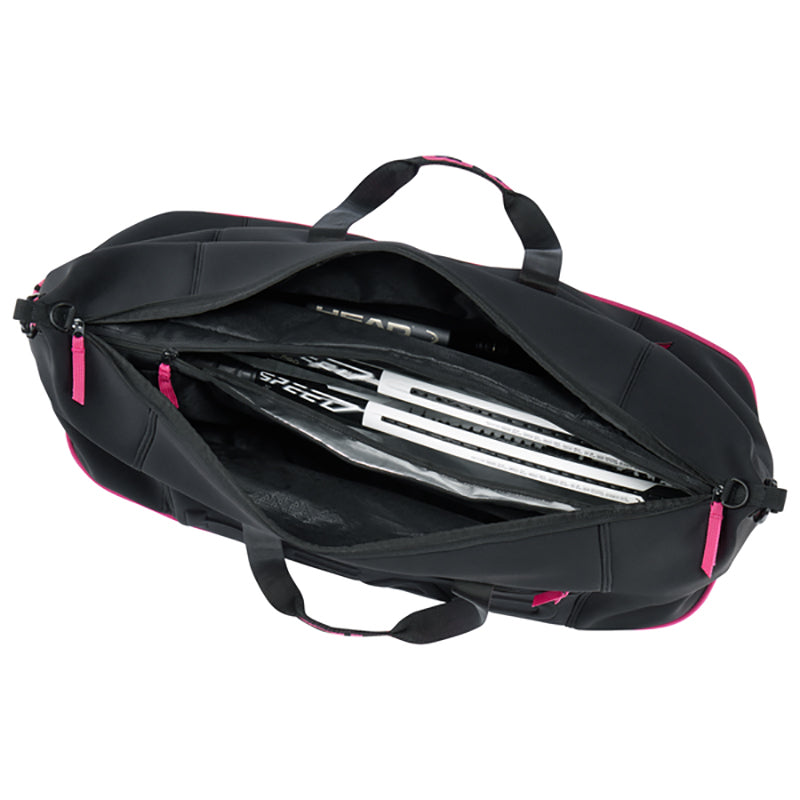 Head Coco Duffle 8 Pack Racquet Bag (Black/Pink)