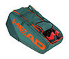 Head Pro Racquet Xl 12R Bag (Dark Cyan/Orange)