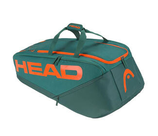 Head Pro Racquet Xl 12R Bag (Dark Cyan/Orange)