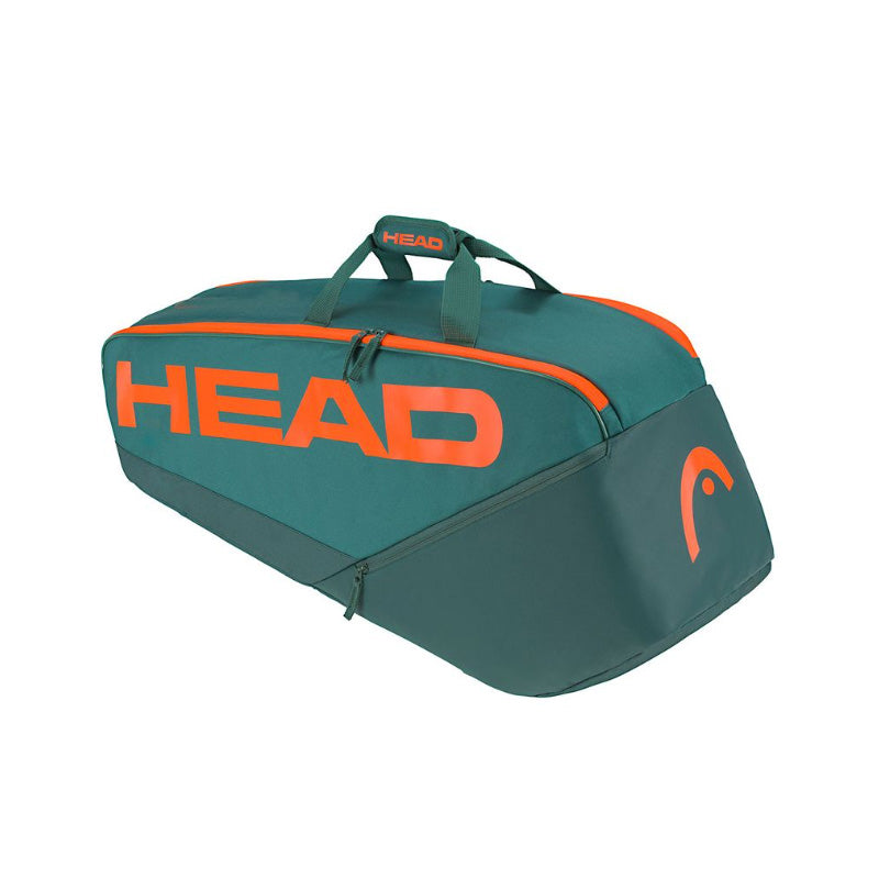 Head Pro Racquet 6R Bag M (Dark Cyan/Orange)
