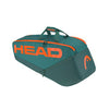 Head Pro Racquet 6R Bag M (Dark Cyan/Orange)