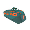 Head Pro Racquet 6R Bag M (Dark Cyan/Orange)