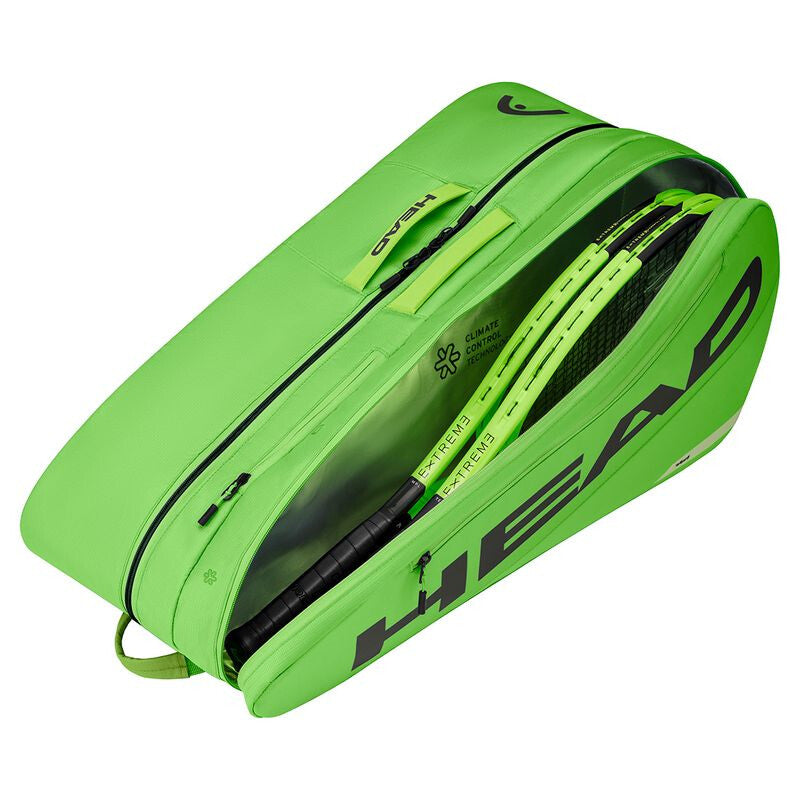 Head Tour 9-Racquet Bag L (2026) (Sharp Green) HEAD