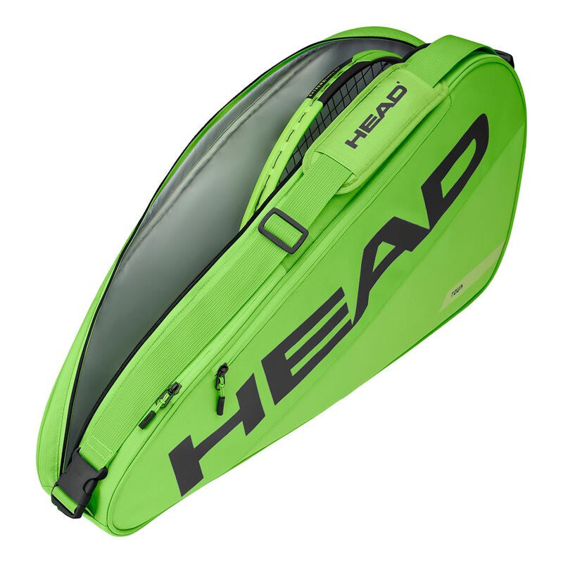 Head Tour 3-Racquet Bag S (2026) (Sharp Green) HEAD