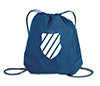 K-Swiss Drawstring Cinch Bag (Blue)