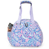 Born To Rally Pickleball Paisley Bag (Purple)