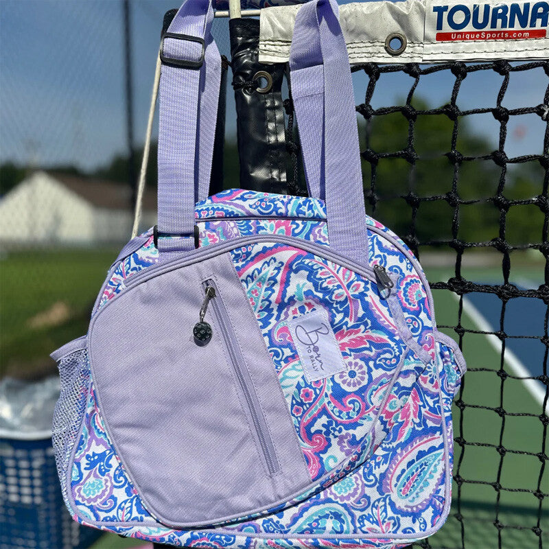 Born To Rally Pickleball Paisley Bag (Purple) Born To Rally VPBOR3-PUR-OS