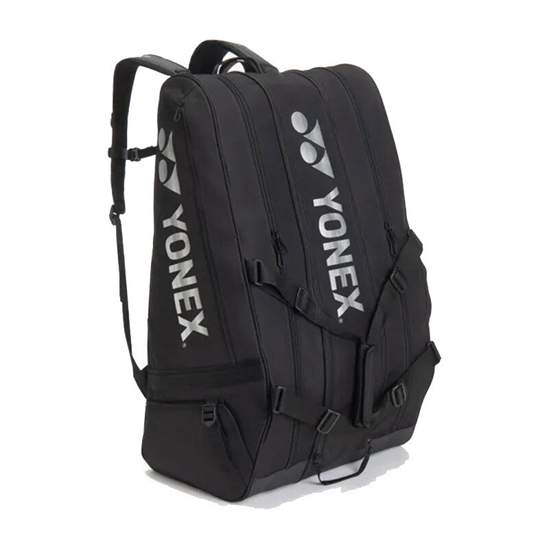 Yonex Gearlogic 12 Pack Racquet Bag (2026) (Black) Yonex VYGE-BLK-OS