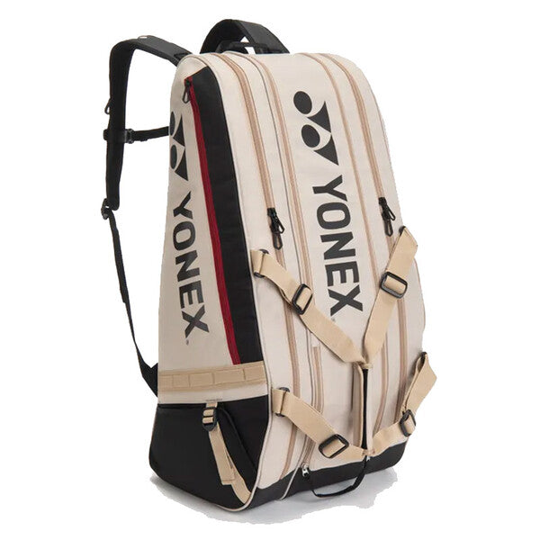 Yonex Gearlogic 9 Pack Racquet Bag (2026) (Beige)