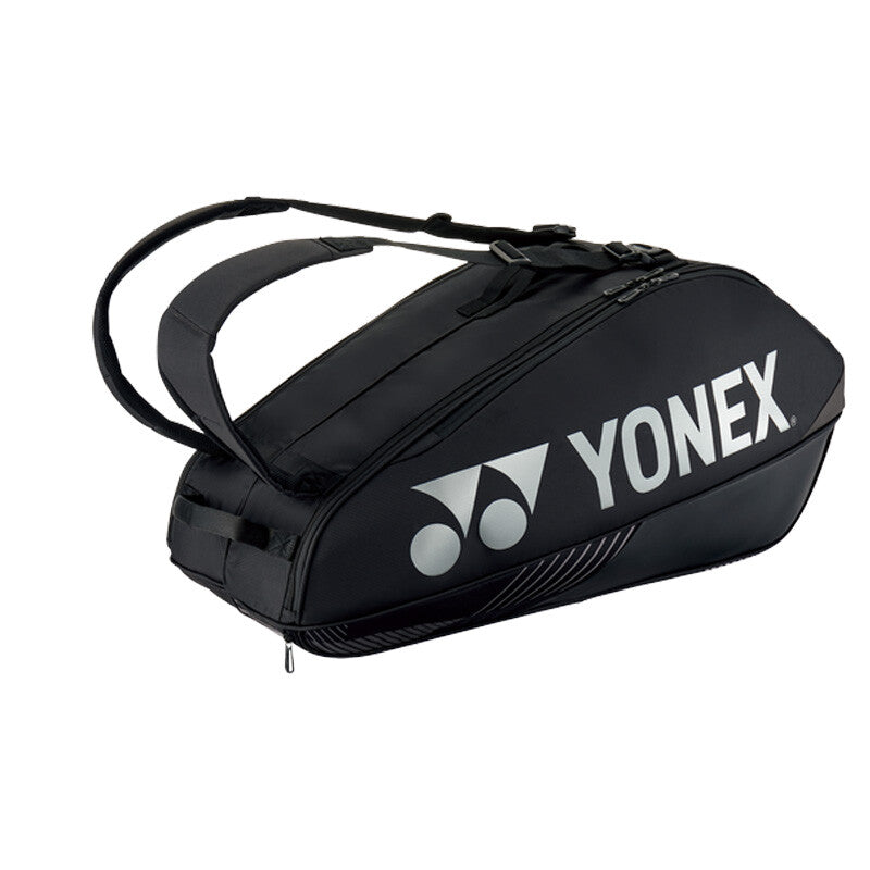 Yonex Pro Racquet 6 Pack Bag (2024) (Black) Yonex