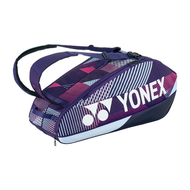 Yonex Pro Racquet 6 Pack Bag (2024) (Black) Yonex