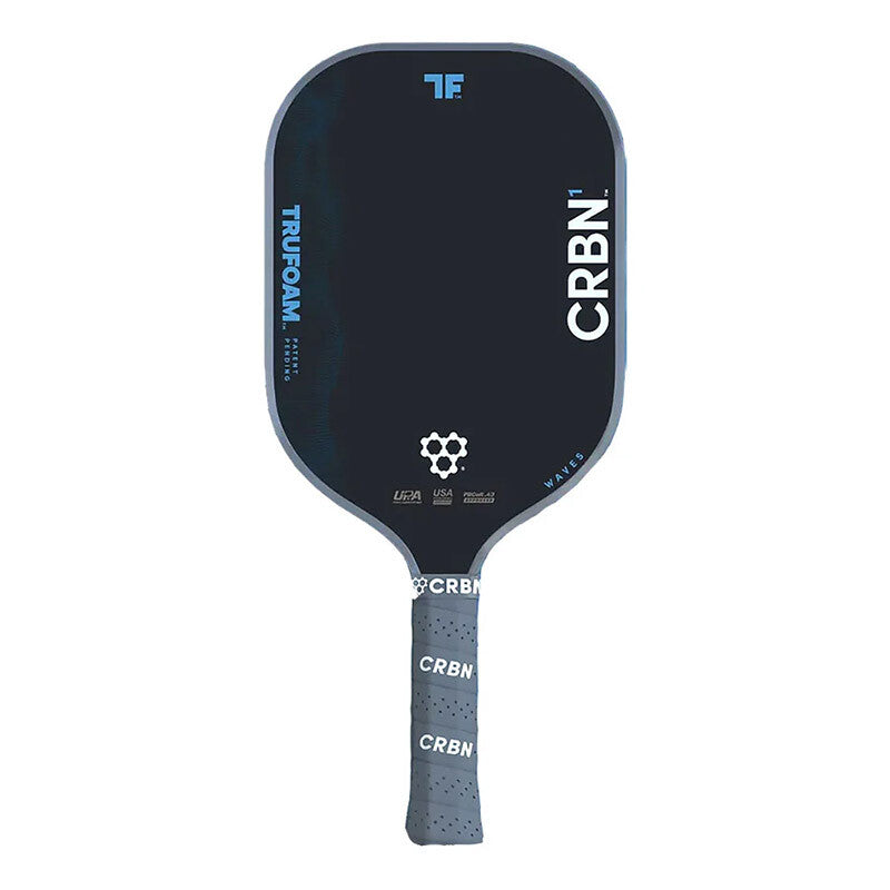 Crbn1 Trufoam Waves Pickleball Paddle Crbn Pickleball YCRBW-BLK-OS