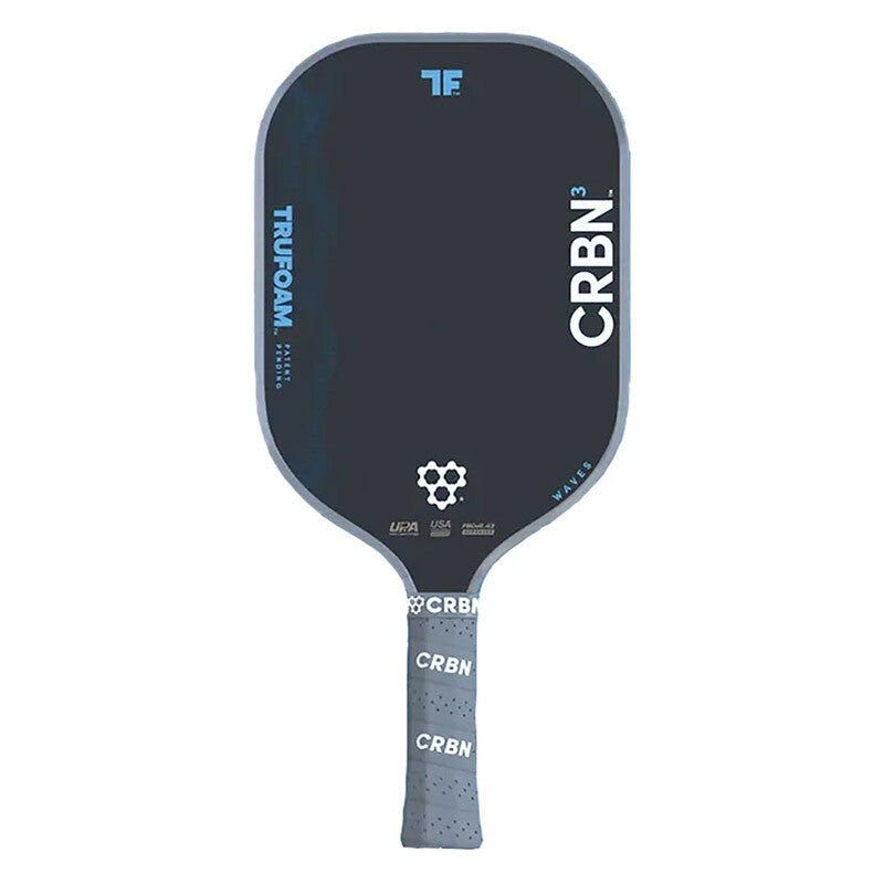 Crbn3 Trufoam Waves Pickleball Paddle Crbn Pickleball YCRBW1-BLK-OS