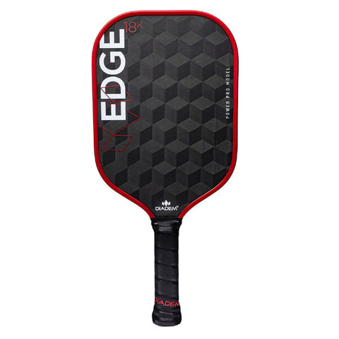 Diadem Edge 18k Power Pro Pickleball Paddle (Red)