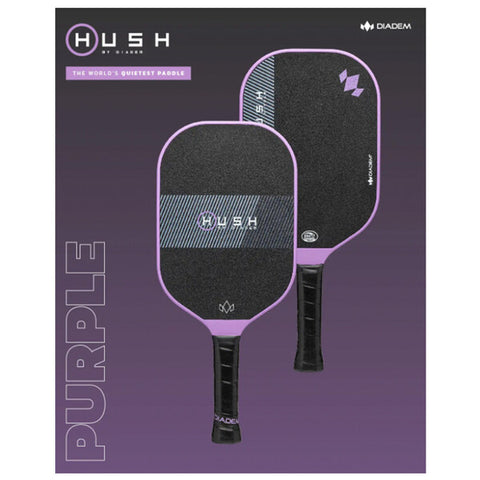 Diadem Hush Pickleball Paddle (Purple)