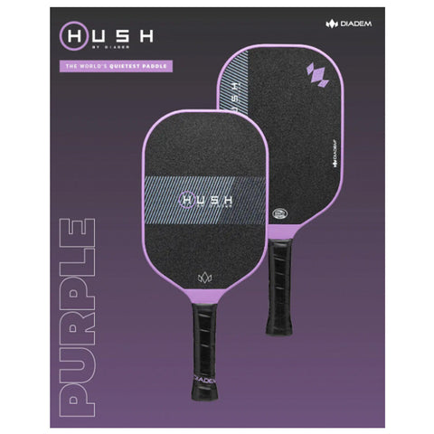 Diadem Hush Pickleball Paddle (Purple)