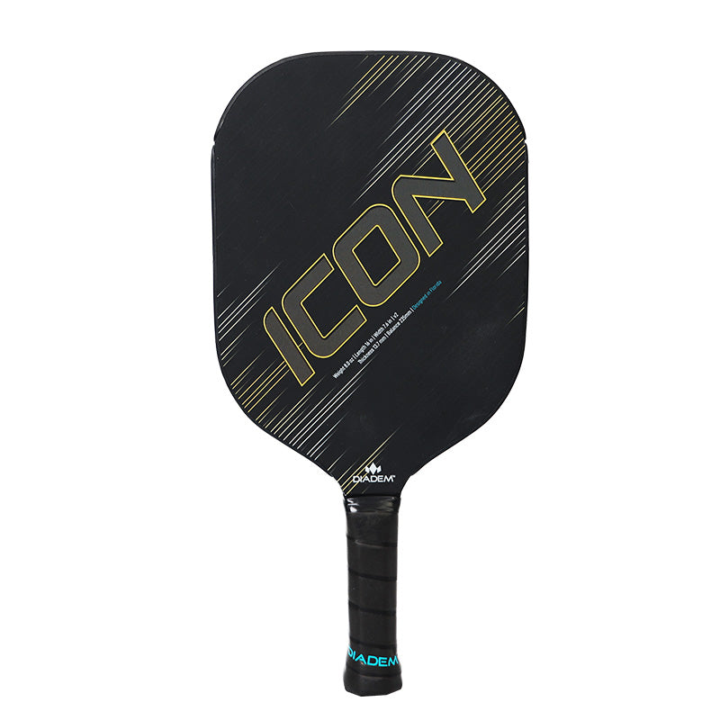 Diadem Icon V2 Standard Pickleball Paddle (Black)