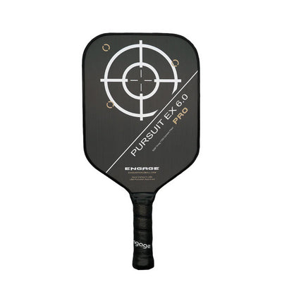Engage Pursuit Pro Ex 6.0 Raw Carbon Fiber Pickleball Paddle (Lime) Engage