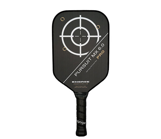 Engage Pursuit Pro Mx 6.0 Raw Carbon Fiber Pickleball Paddle