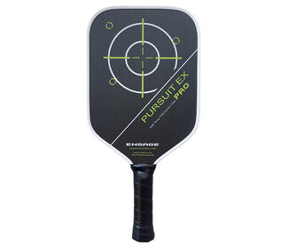 Engage Pursuit Pro Ex Raw Carbon Fiber Pickleball Paddle (Lime)