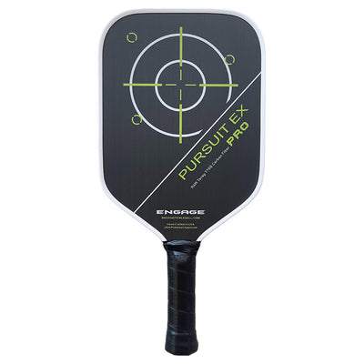 Engage Pursuit Pro Ex Raw Carbon Fiber Pickleball Paddle (Lime) Engage