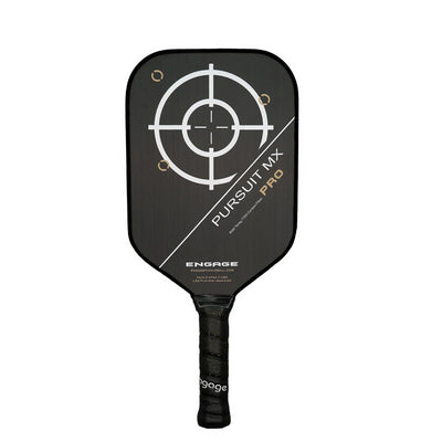 Engage Pursuit Pro Mx Raw Carbon Fiber Lite Pickleball Paddle Engage
