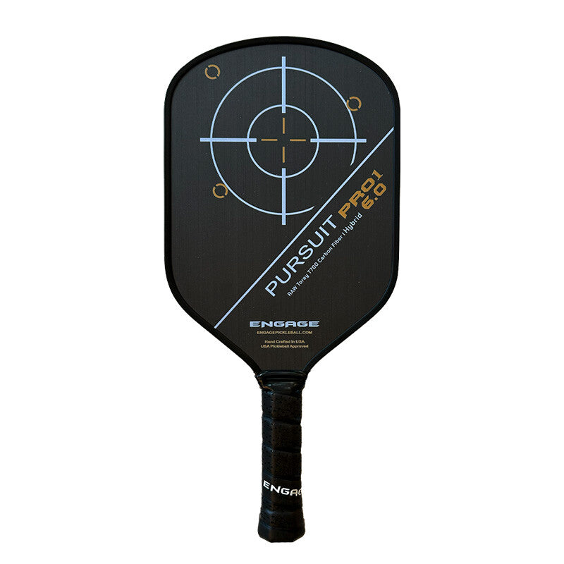 Engage Pursuit Pro1 6.0 Hybrid Pickleball Paddle (Gold) Engage YEPP9B-GLD-OS