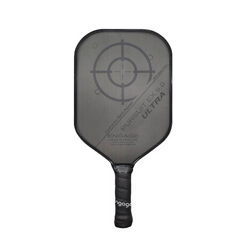 Engage Pursuit Ultra Ex 6.0 Carbon Fiber Pickleball Paddle Engage YEPU-BLK-OS