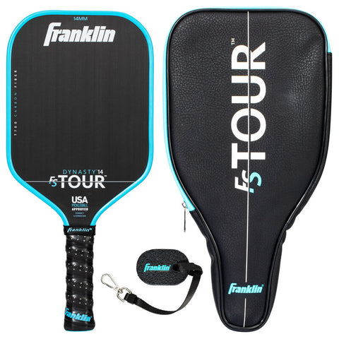 Franklin Fs Tour Dynasty Pickleball Paddle Set (14Mm) (Blue)