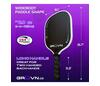 Gruvn Muvn-13S Raw Carbon Fiber Pickleball Paddle
