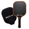 Gruvn Raw-13S Carbon Fiber Pickleball Paddle (Orange)