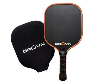 Gruvn Raw-13S Carbon Fiber Pickleball Paddle (Orange)