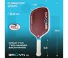 Gruvn Lazr-16X Pickleball Paddle (Red Blend)